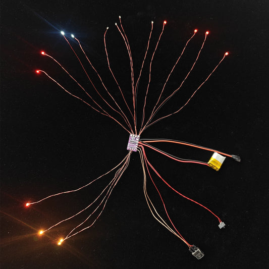 1/64 police car model light kit Universal Remote-Control LED Light Kit for Models（LAPD-SUPER）