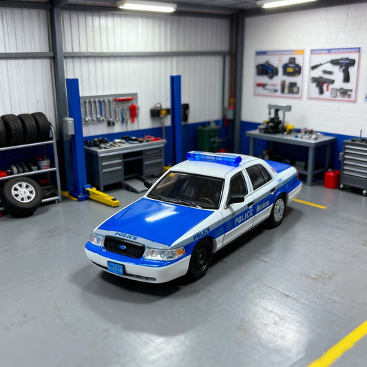 596 1/64 Diecast Model Car Boston Police Department - BPD (from LAPD MODELS)