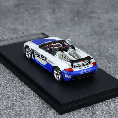 funny model 1/64 Diecast Model Car Porsche Carrera GT police car (from LAPD MODELS)
