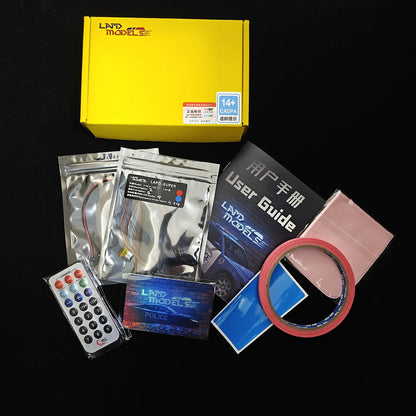 1/64 police car model light kit Universal Remote-Control LED Light Kit for Models（LAPD-SUPER）